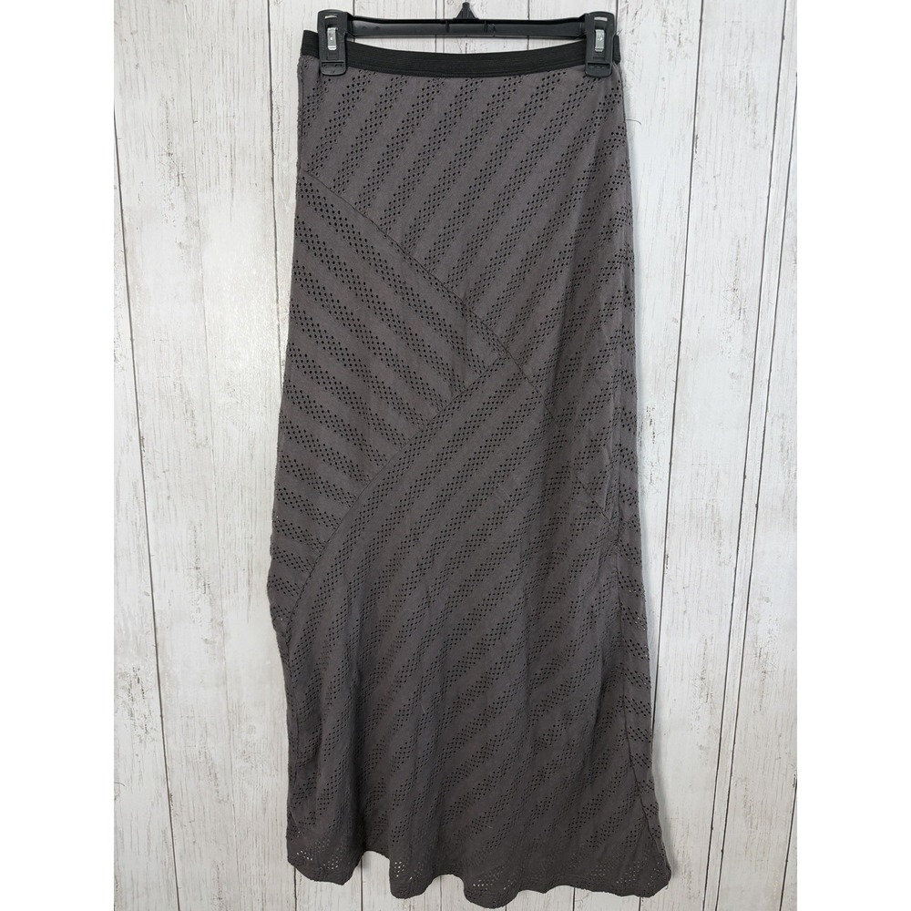 Women's Day trip Maxi Skirt Gray Size M